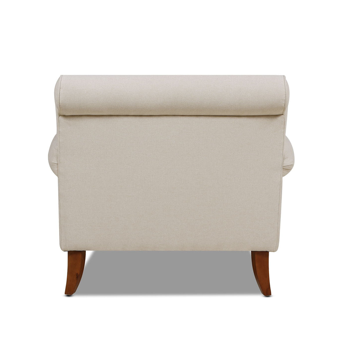 Alana Lawson Solid Hardwood Accent Arm Chair With Casters