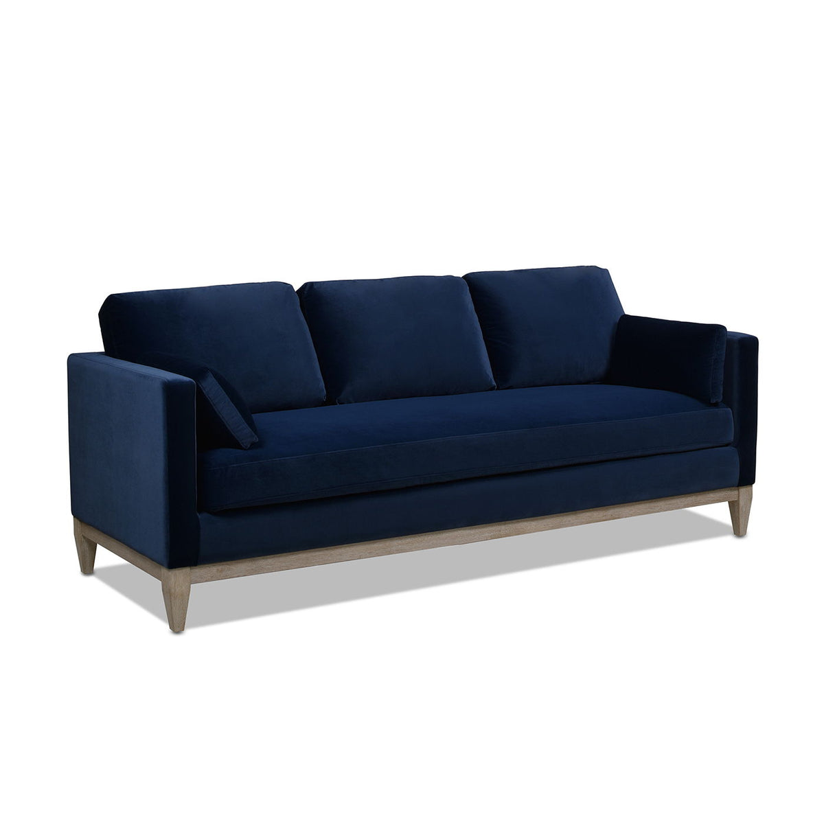 Knox Modern Farmhouse Sofa With Feather Wrapped Foam