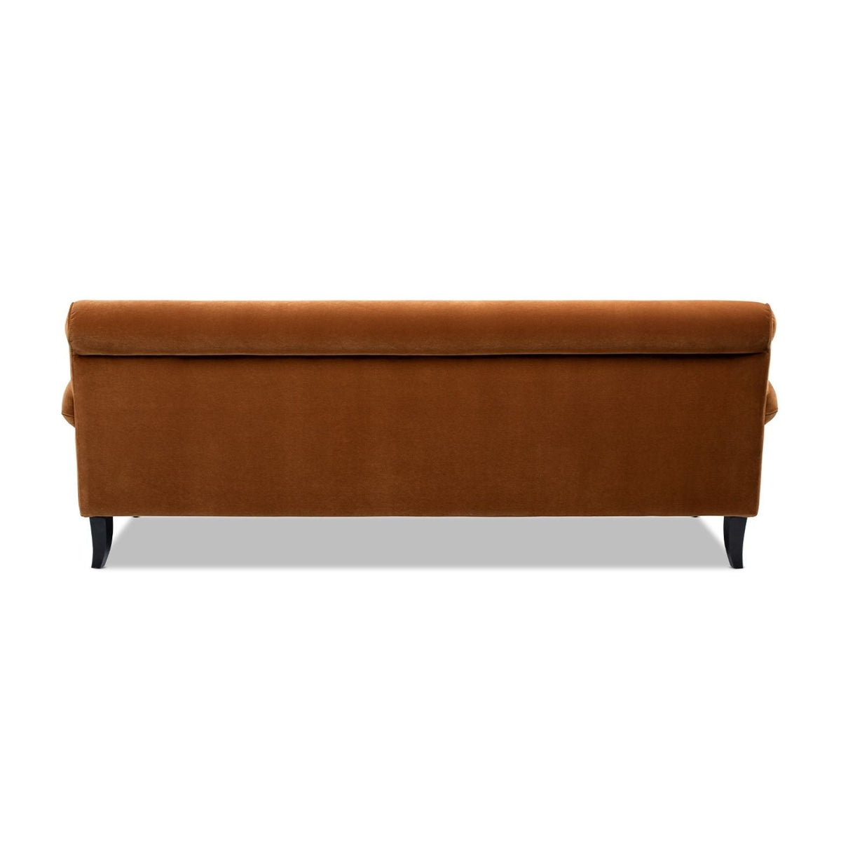 Luxe Alana Lawson Charcoal Three Cushion Tightback Sofa