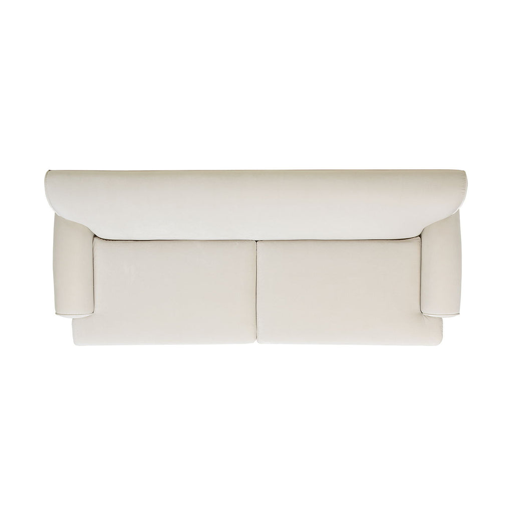 Alana Home - Twin Cushion Modern Tightback Sofa Gray
