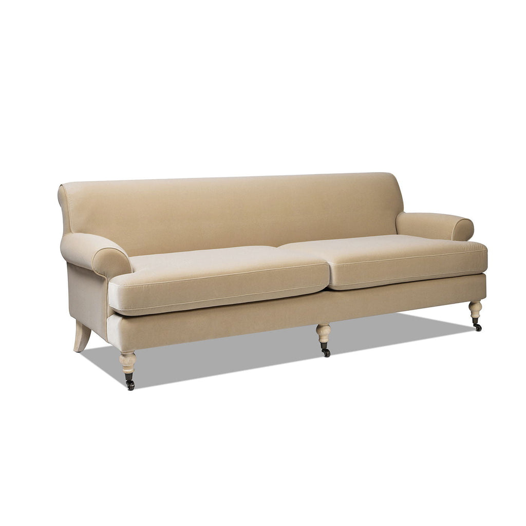 Alana Home - Twin Cushion Modern Tightback Sofa Gray