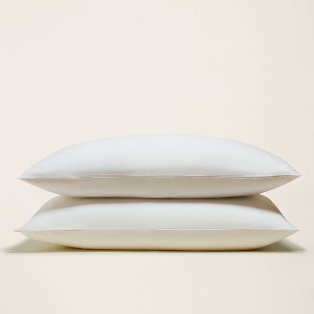 Aria Home Long Staple Australian Sateen Pillowcase Set White