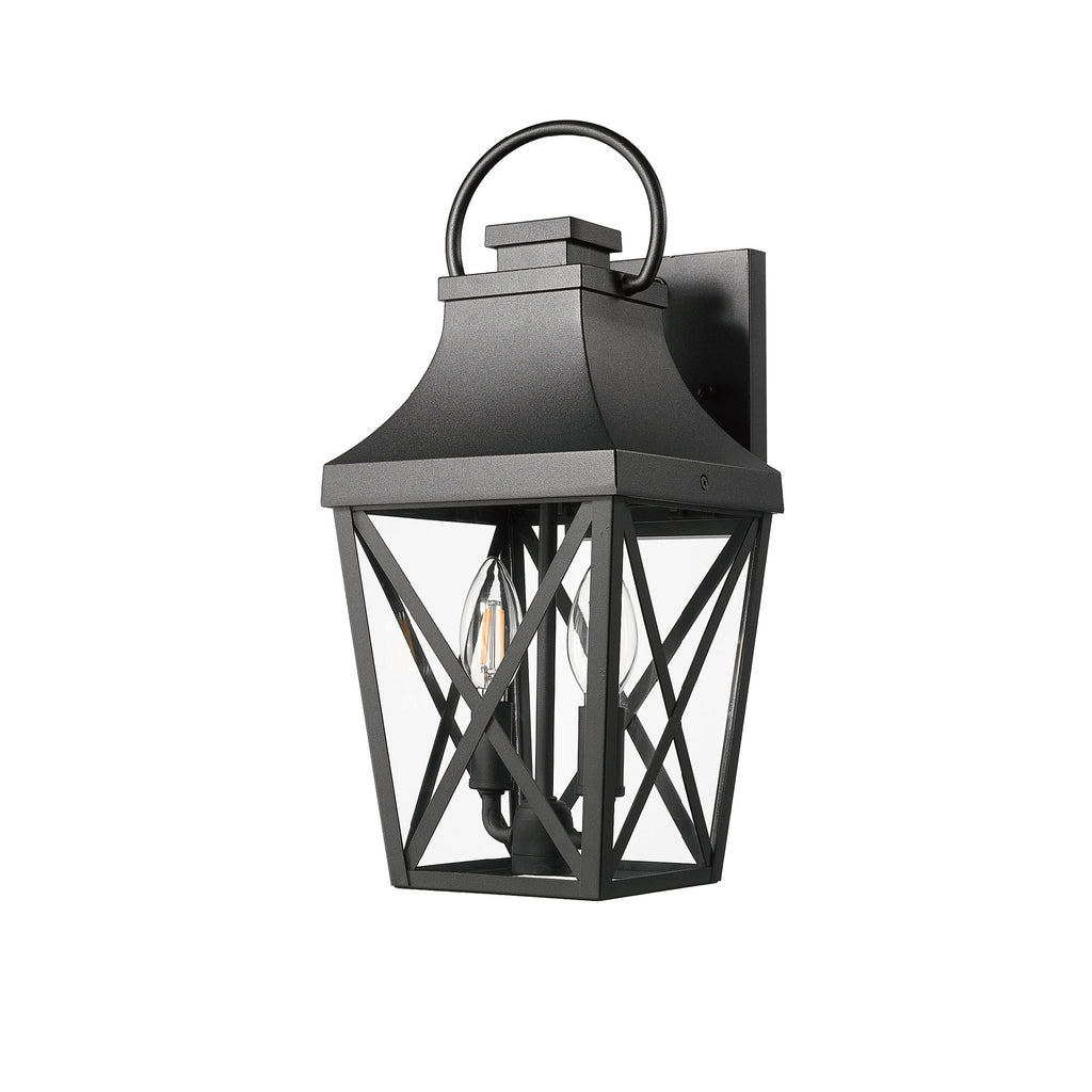 GigaTech Matte Aluminum Waterproof Outdoor Wall Light