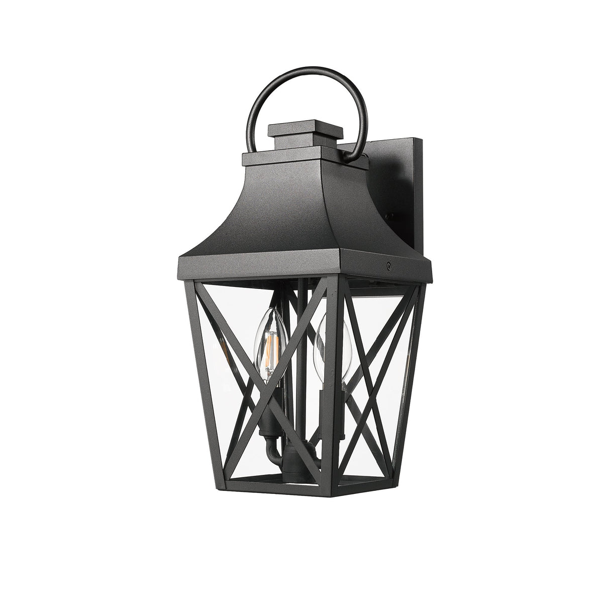 GigaTech Matte Aluminum Waterproof Outdoor Wall Light