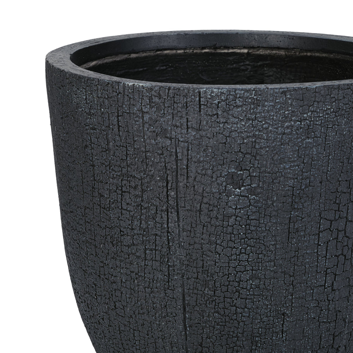 U_STYLE Lightweight MGO Planter With Natural Stone Finish Set of 3
