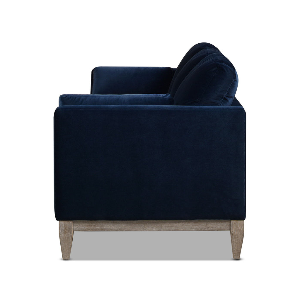Knox Modern Farmhouse Sofa With Feather Wrapped Foam