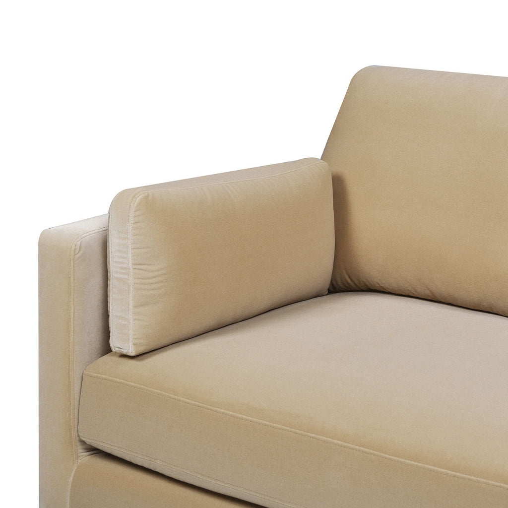 Knox Modern Farmhouse Sofa With Feather Wrapped Foam