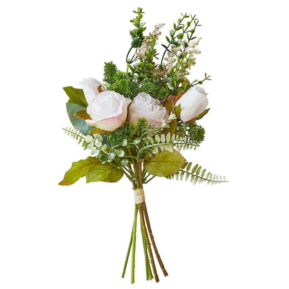 Artificial Silk Rose Bouquet – shown in First Picture Pink