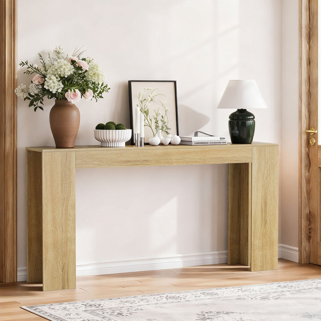 Cedarbrook Extra Long Walnut Farmhouse Console Table