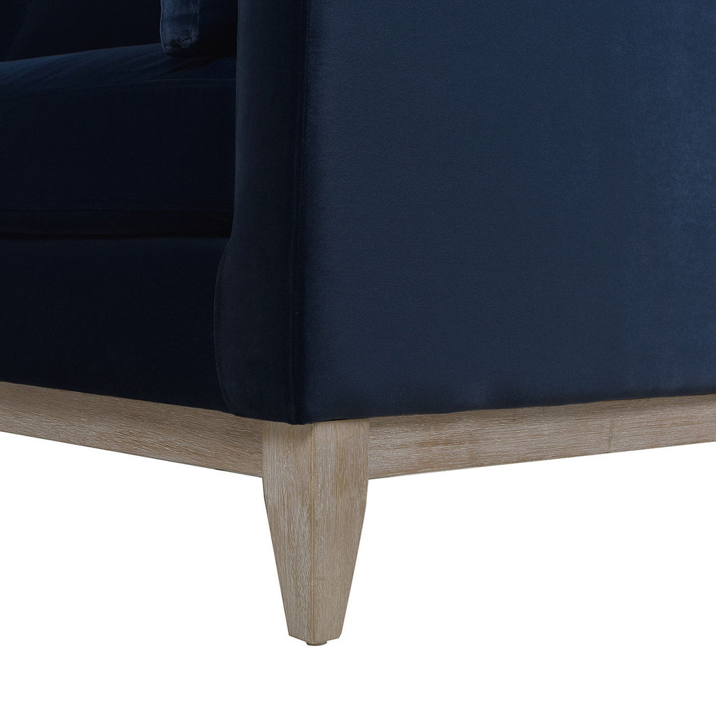 Knox Modern Farmhouse Sofa With Feather Wrapped Foam
