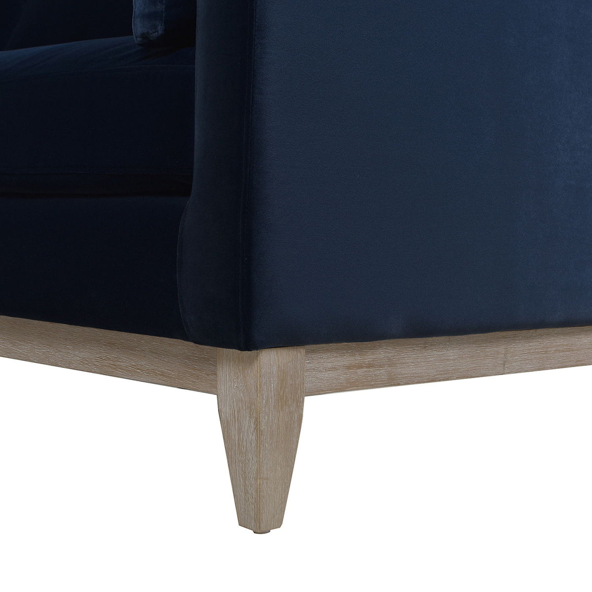 Knox Modern Farmhouse Sofa With Feather Wrapped Foam