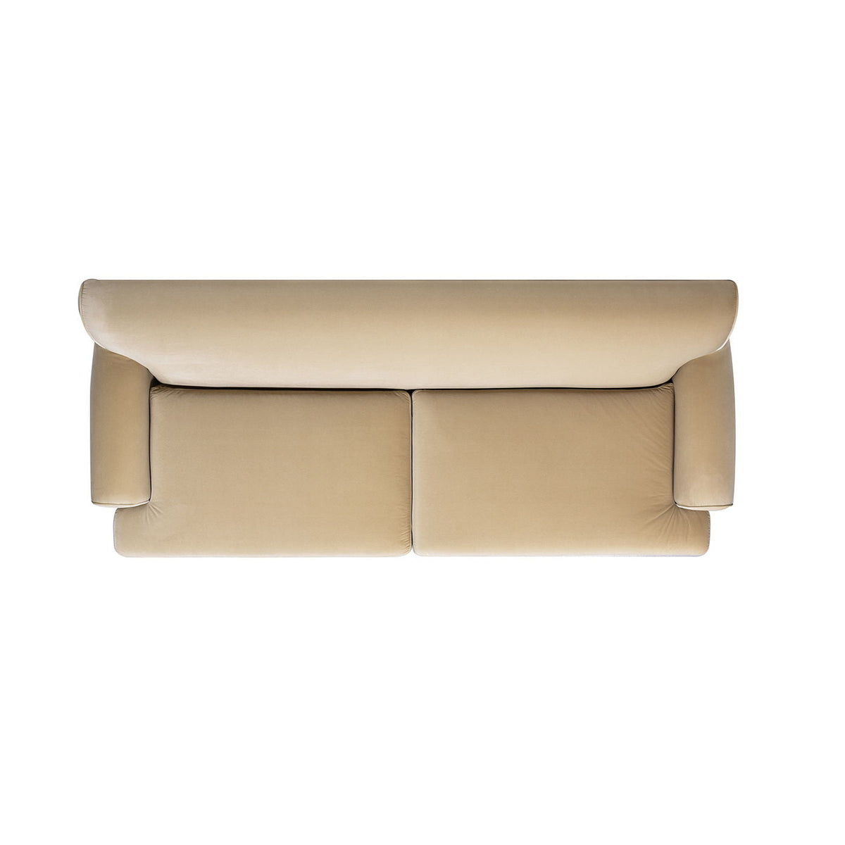 Alana Home - Twin Cushion Modern Tightback Sofa Gray