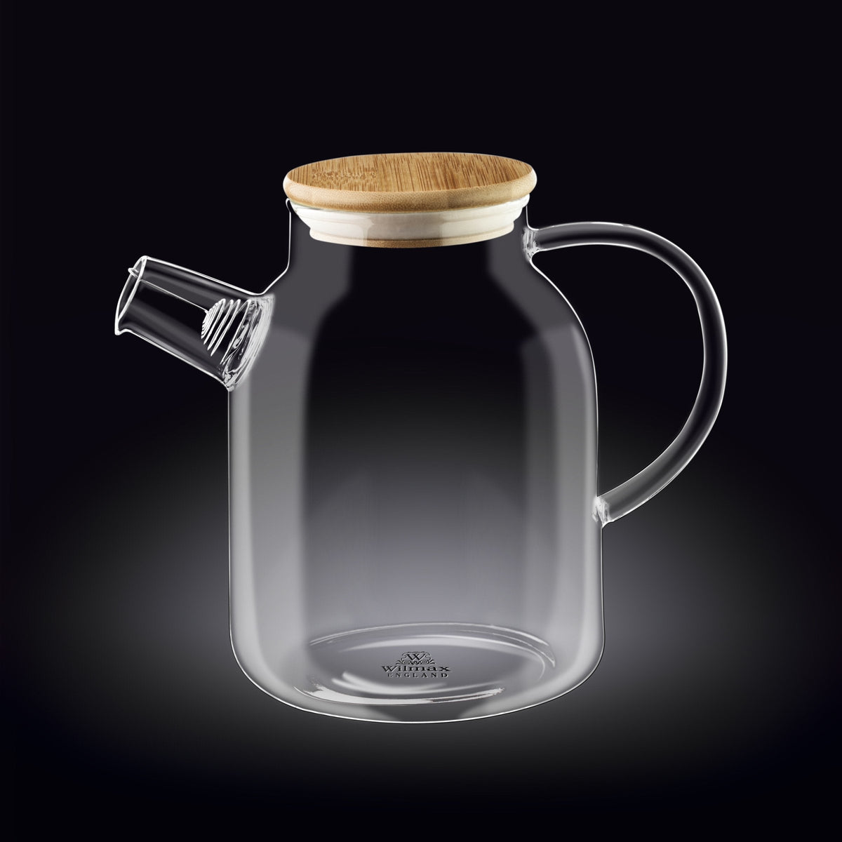 Wilmax Borosilicate Glass Teapot Stove Top Safe 54 Fl Oz