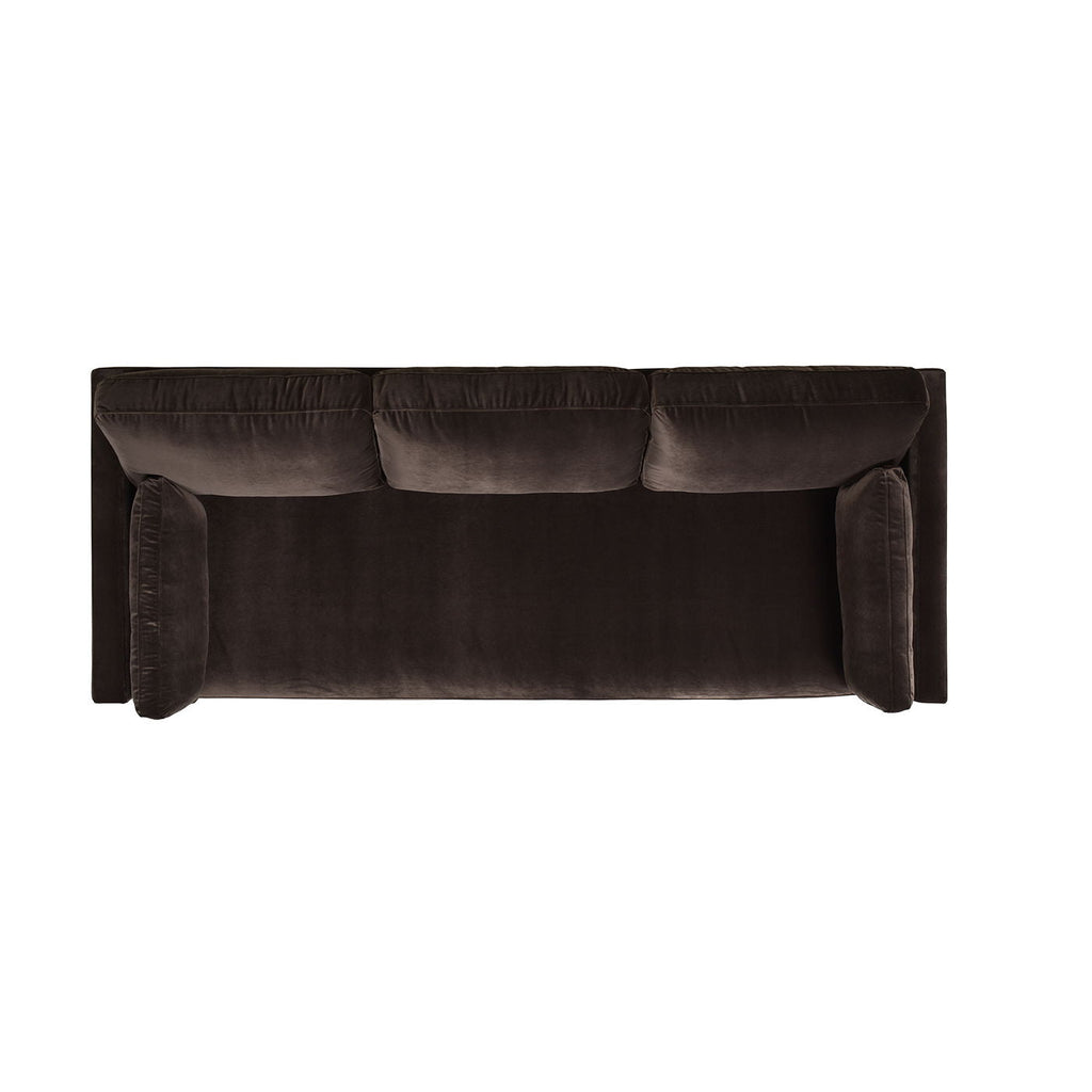 Knox Modern Farmhouse Sofa With Feather Wrapped Foam