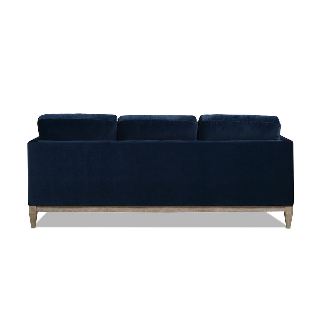 Knox Modern Farmhouse Sofa With Feather Wrapped Foam
