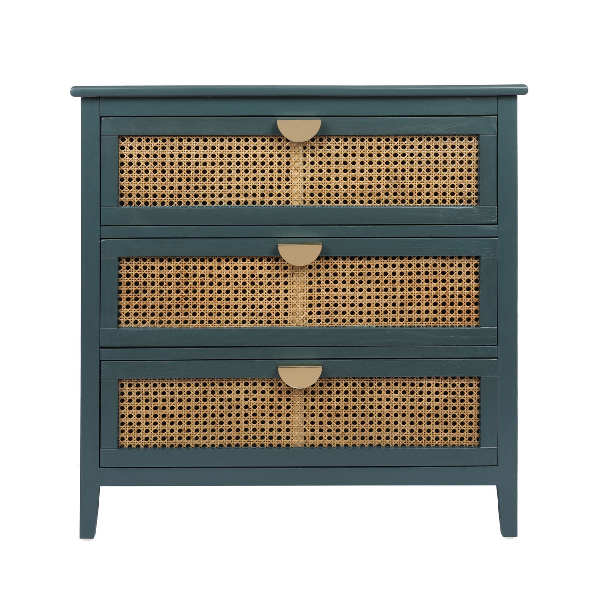American Furniture 3 Drawer Cabinet Natural Woven Rattan