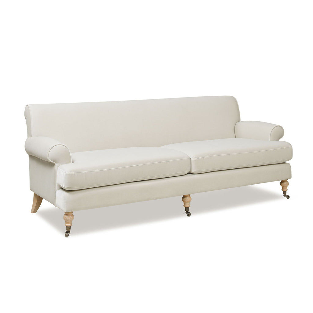 Alana Home - Twin Cushion Modern Tightback Sofa Gray