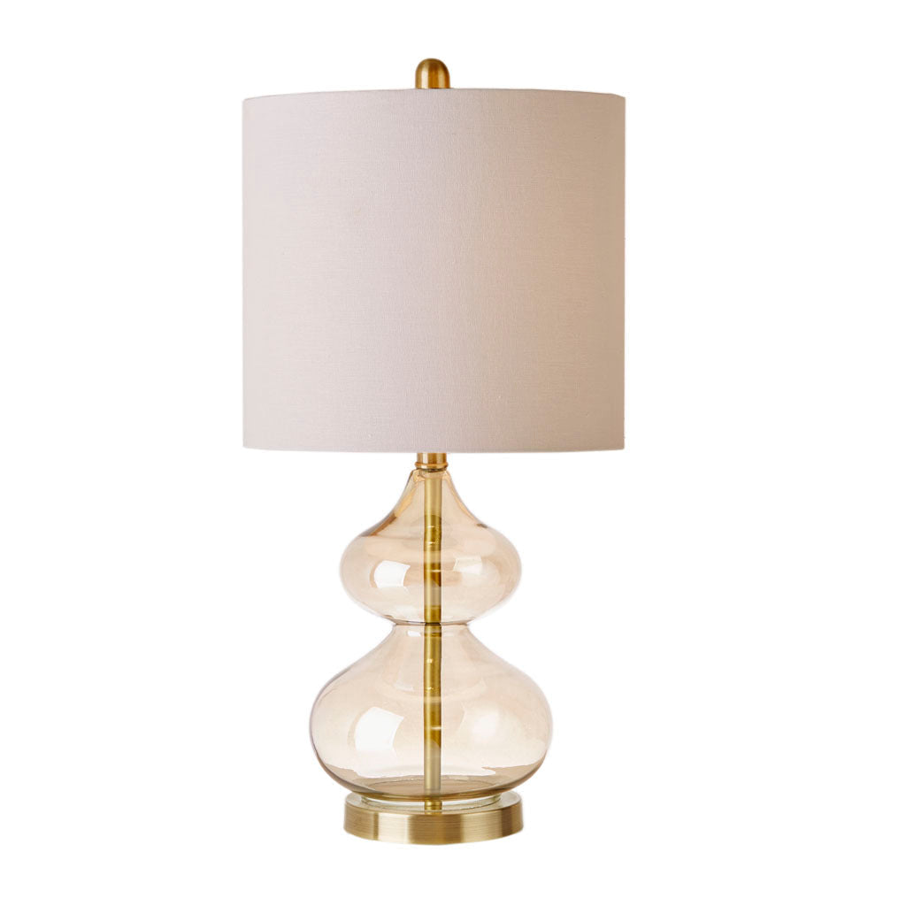Lumora Ellipse Curved Glass Table Lamp Set of 2 Ambient Light