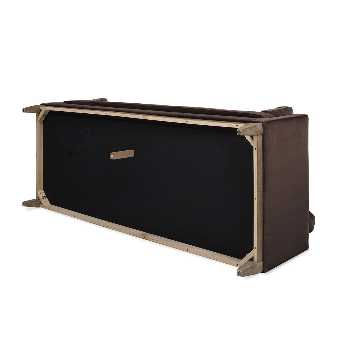 Knox Modern Farmhouse Sofa With Feather Wrapped Foam