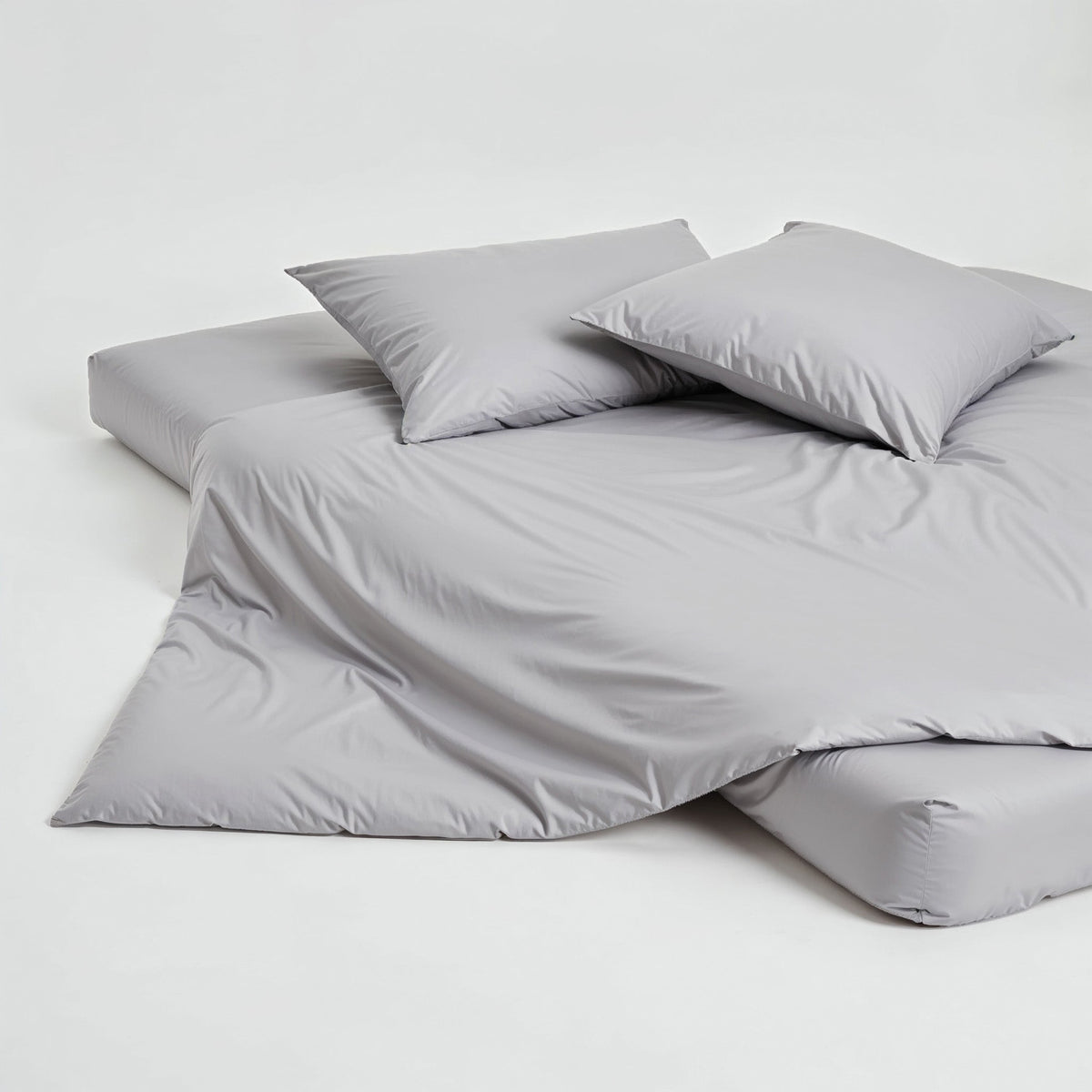 Aria Home Long Staple Australian Sateen Pillowcase Set White