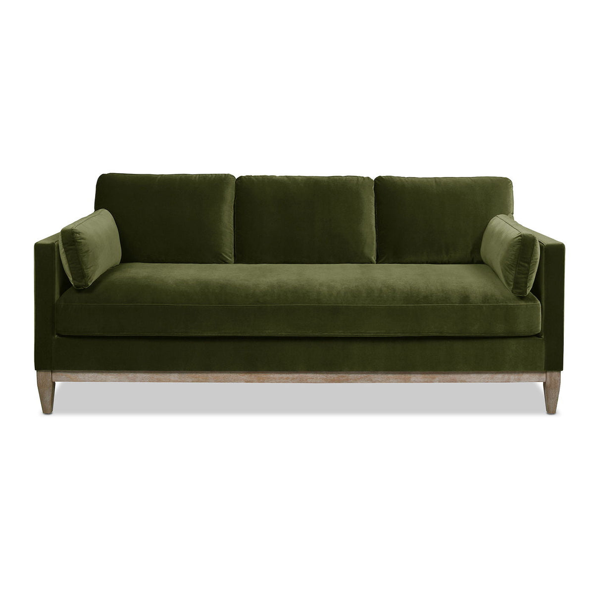 Knox Modern Farmhouse Sofa With Feather Wrapped Foam