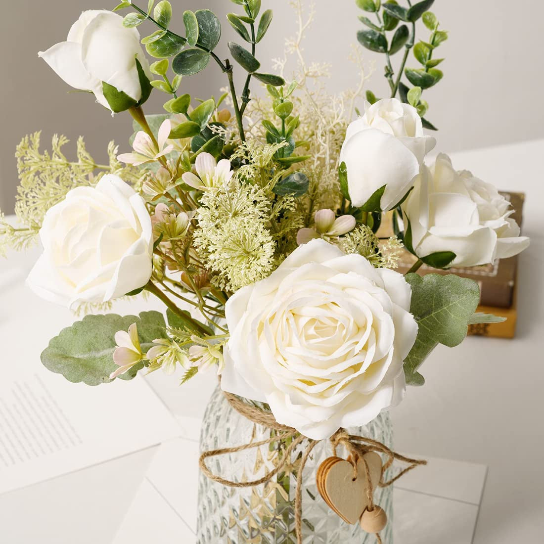 Artificial Silk Rose Bouquet – view 9