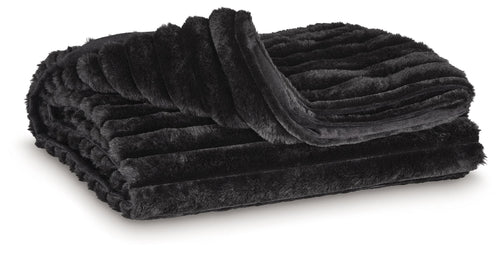 Alsonwell Plush Faux Fur Throw Machine Washable Ivory