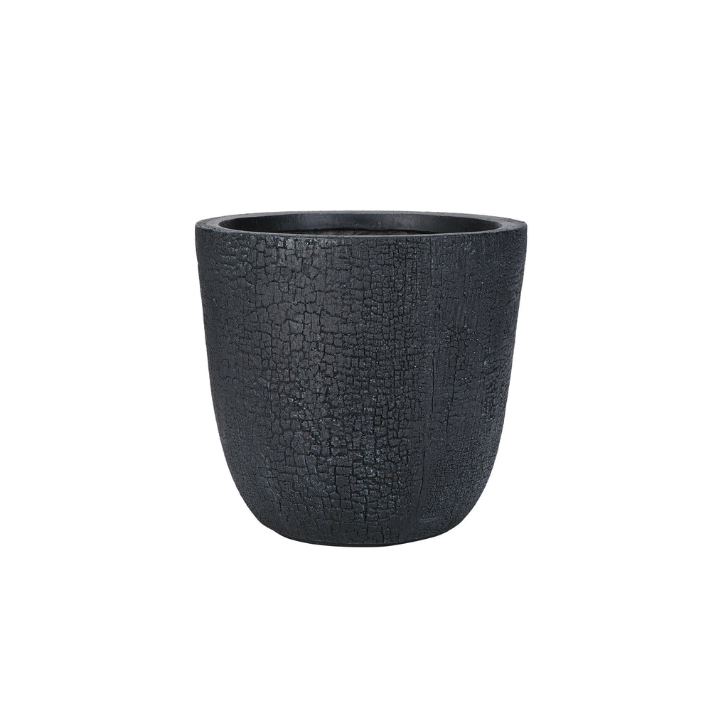 U_STYLE Lightweight MGO Planter With Natural Stone Finish Set of 3
