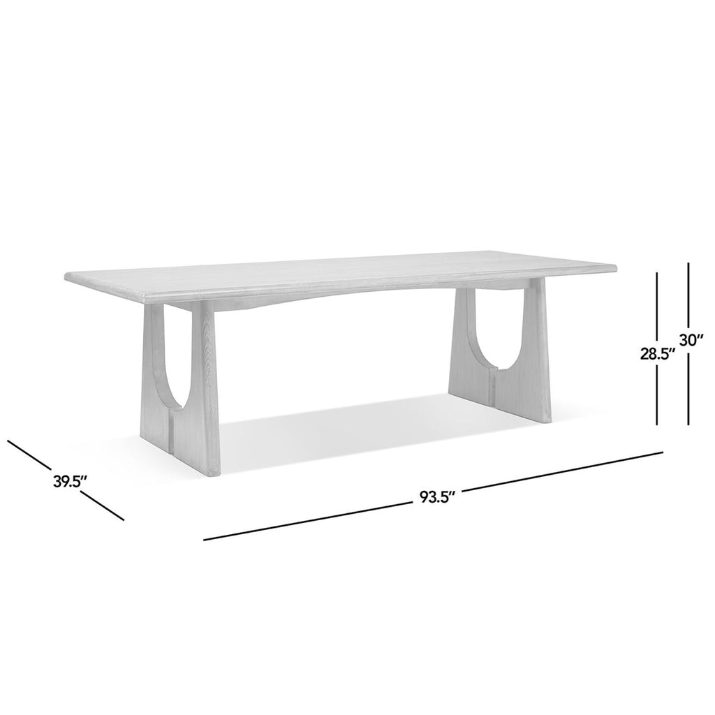 Oakridge Carmel Reclaimed Pine 8 Seater Antique Brown Dining Table