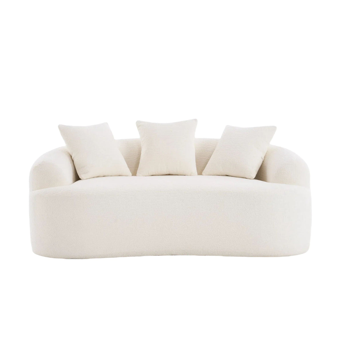 Vesta Compact Loveseat Sofa With No Assembly And Eco Fabric
