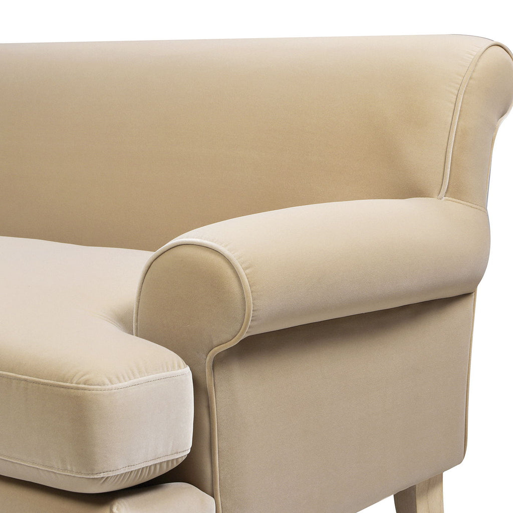 Alana Home - Twin Cushion Modern Tightback Sofa Gray
