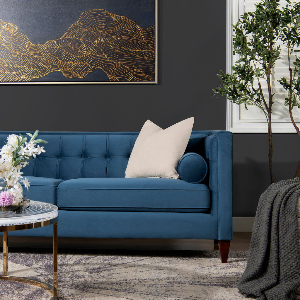 Aurelia Jack Modern Tuxedo Sofa With Shelter Tracks