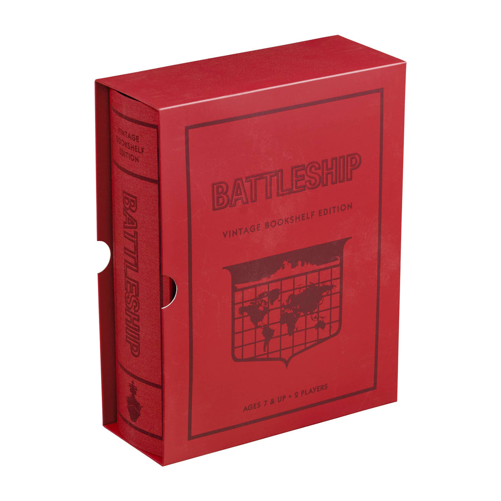 Hasbro Battleship Vintage Bookshelf Edition Classic Game