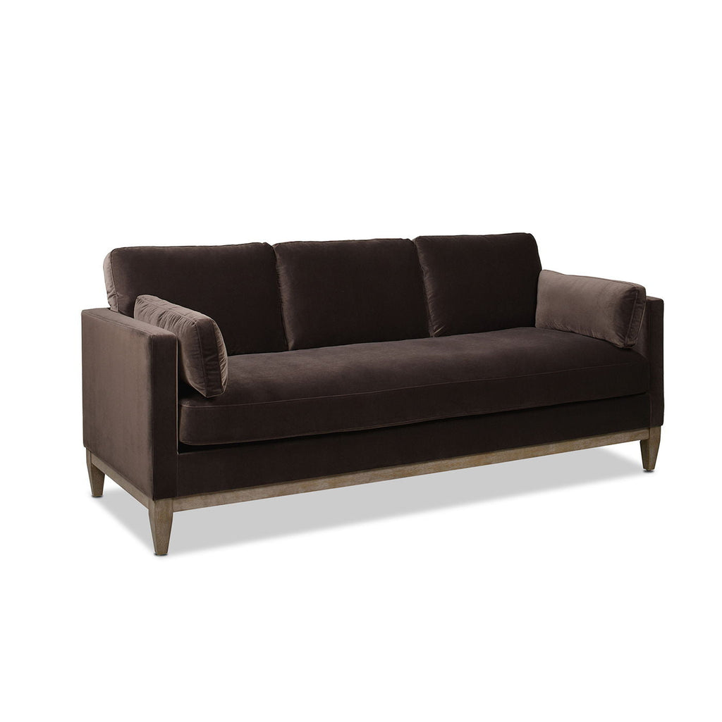 Knox Modern Farmhouse Sofa With Feather Wrapped Foam