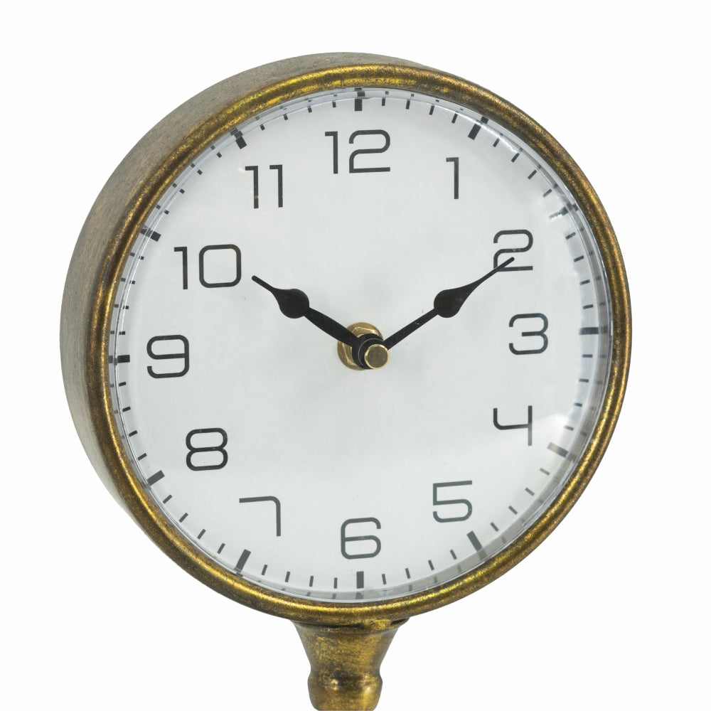 Aurelia Collection Vintage Solid Iron Pedestal Clock