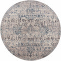 Aurelia Home Orrick Persian Medallion Area Rug Light Gray