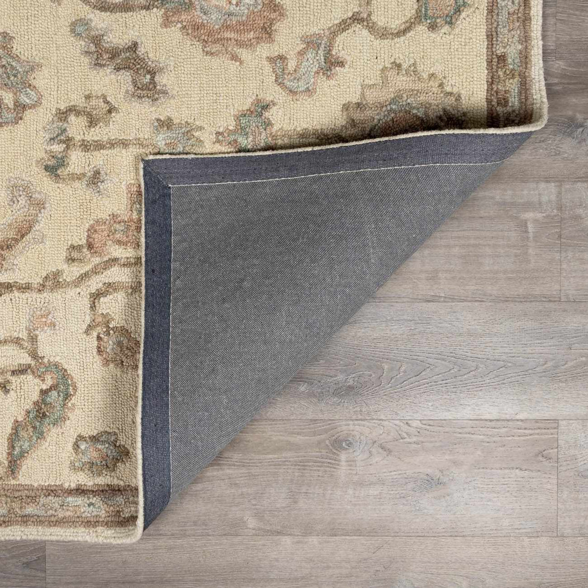 Callum Oushak Artisan Hand Tufted Wool Area Rug Indigo