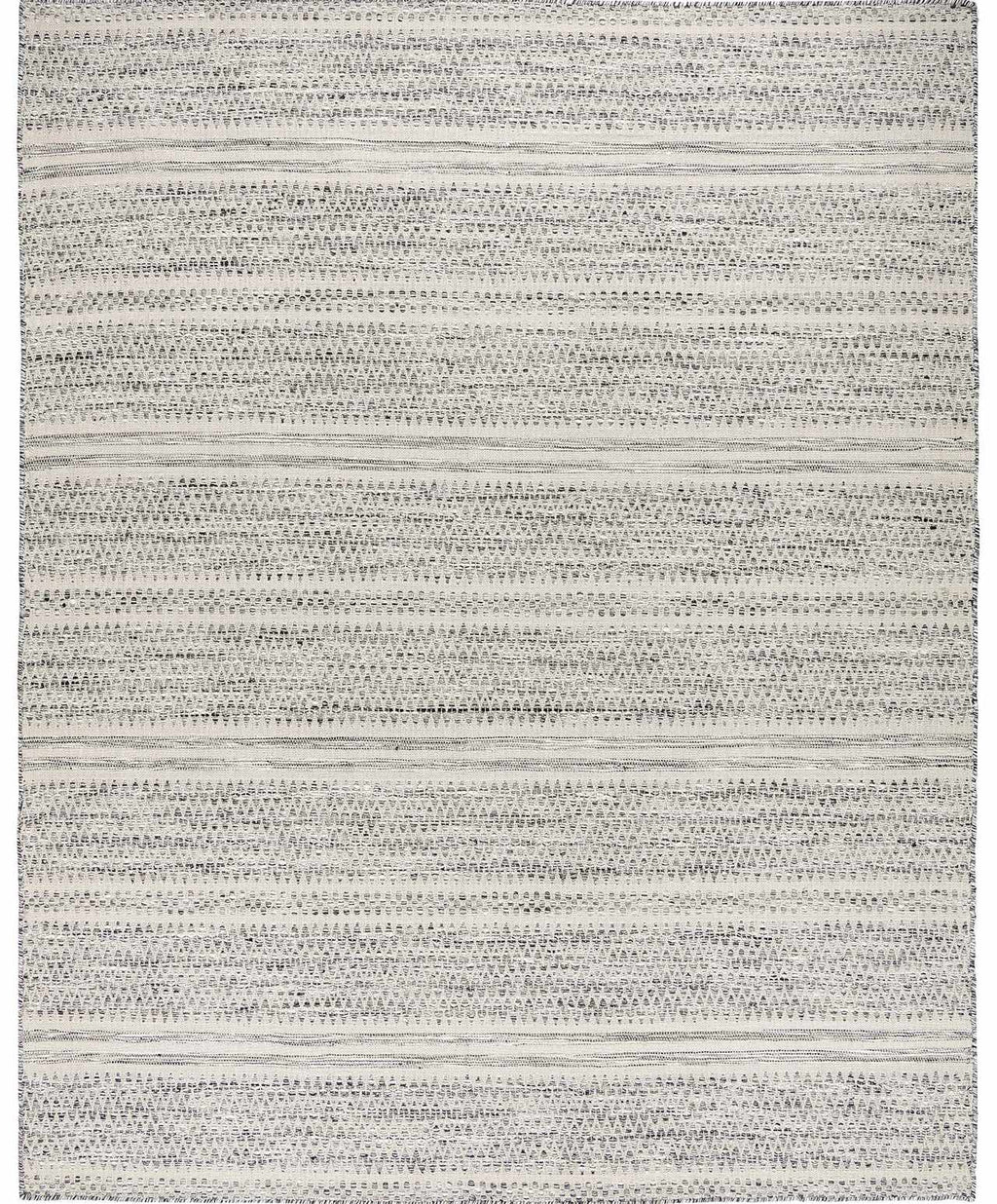 Arabi Elegant Handwoven Wool Area Rug In Timeless Neutrals