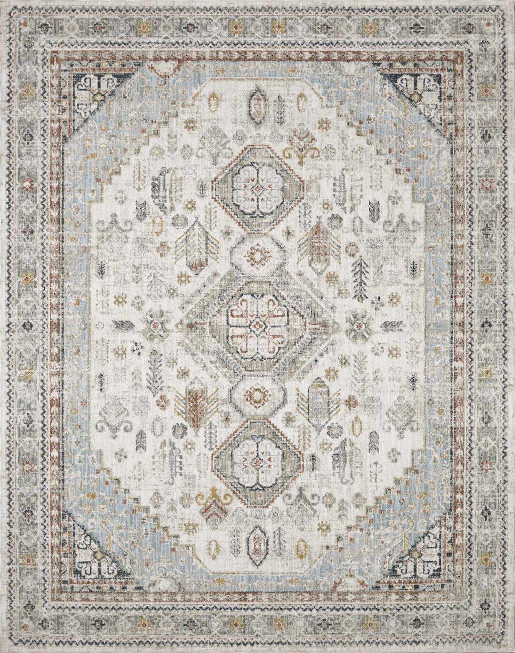 Lumina Kouta Light Gray Area Rug Machine Woven Turkish Elegance