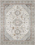 Lumina Kouta Light Gray Area Rug Machine Woven Turkish Elegance