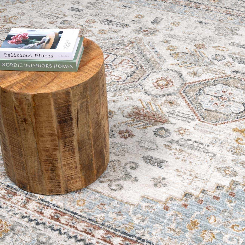 Lumina Kouta Light Gray Area Rug Machine Woven Turkish Elegance