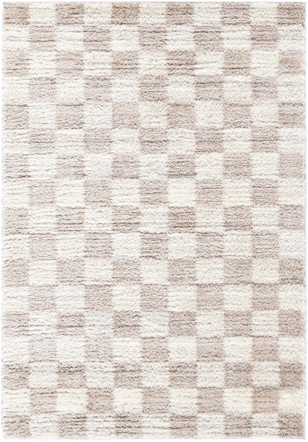 Belita Cream Ultra Luxe High Pile Machine Woven Shag Rug
