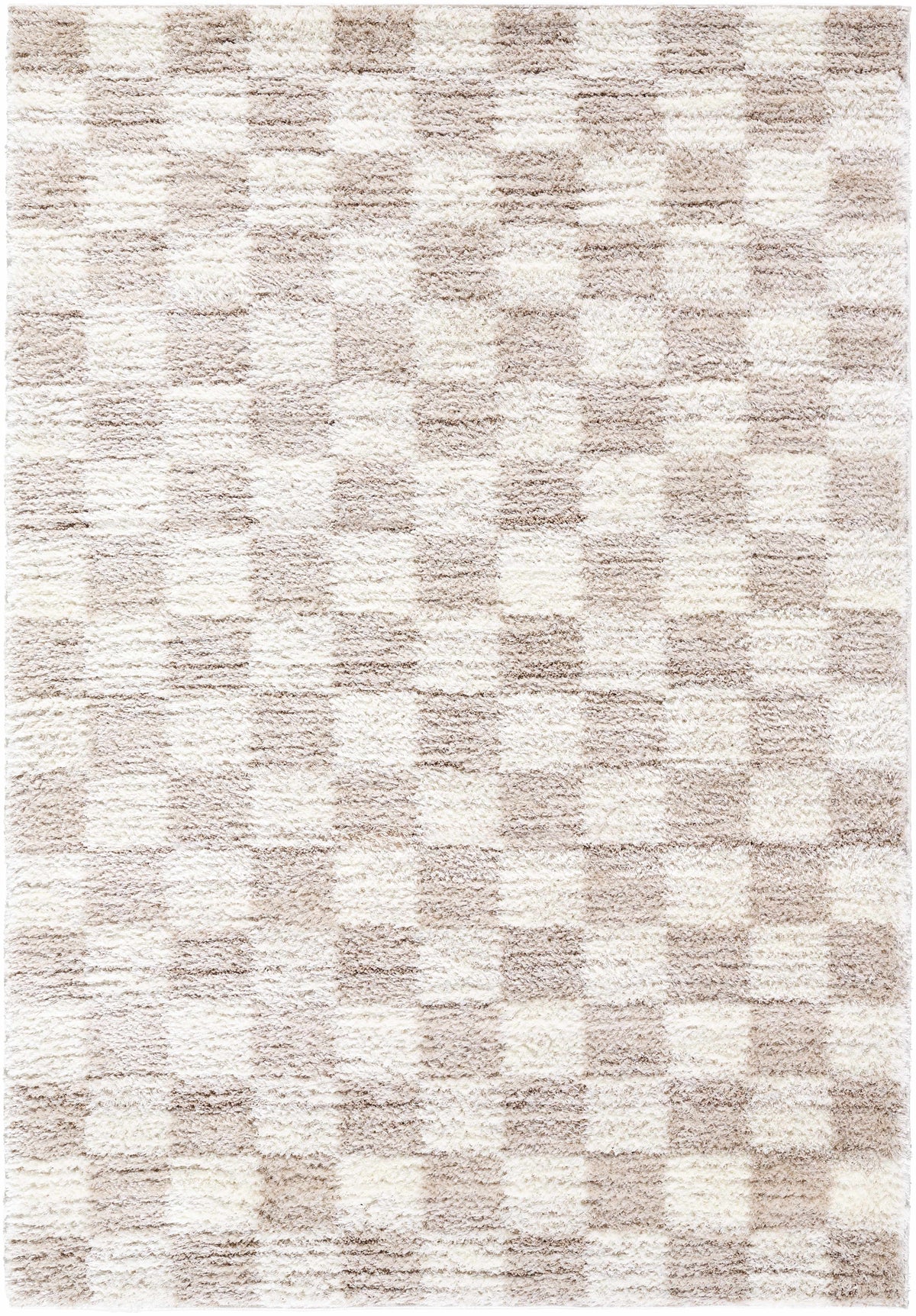 Belita Cream Ultra Luxe High Pile Machine Woven Shag Rug