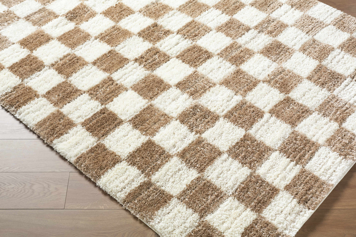 Belita Cream Ultra Luxe High Pile Machine Woven Shag Rug