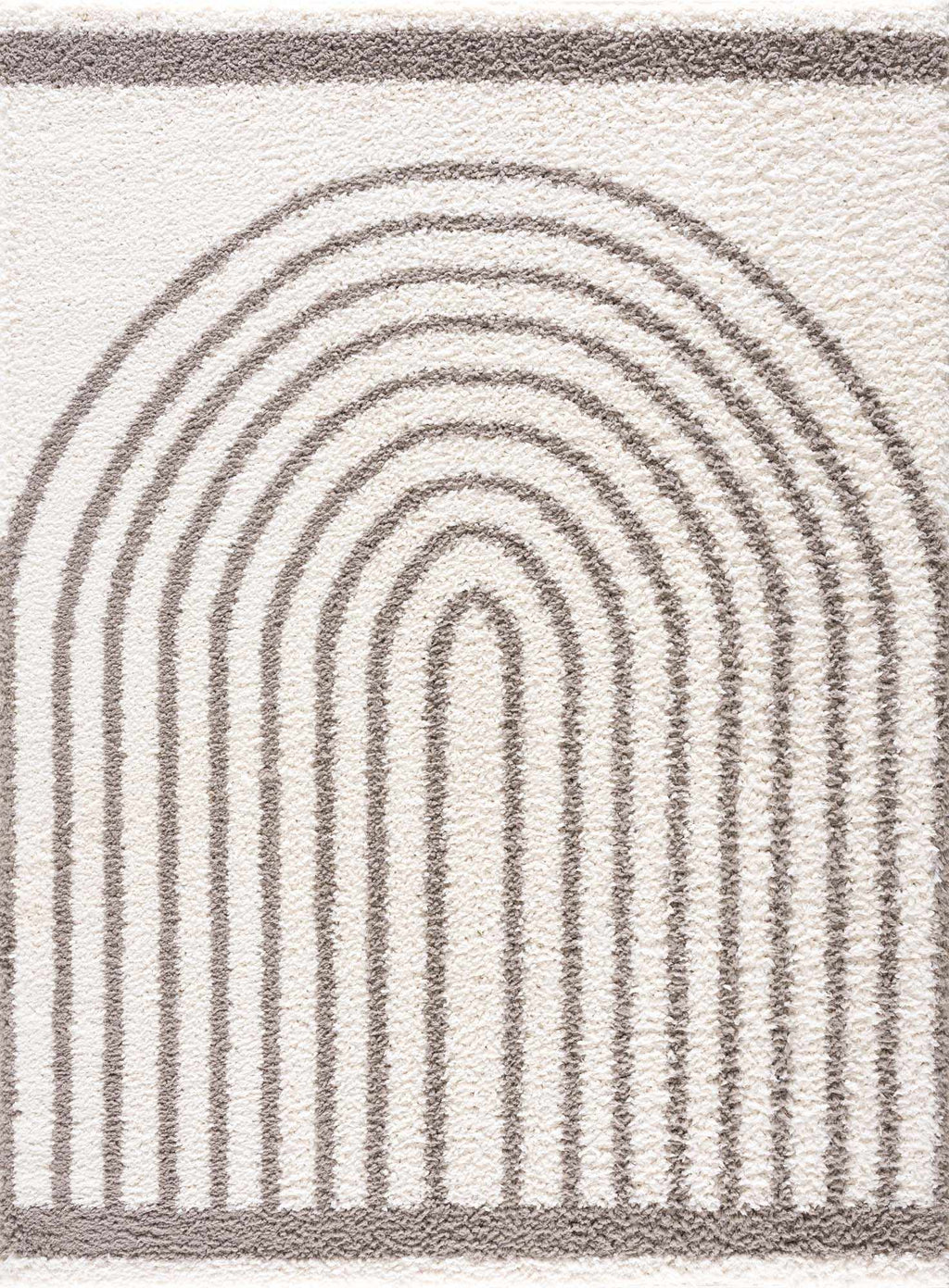 Jola Taupe Ultra Plush Area Rug Nearly Two Inches Thick