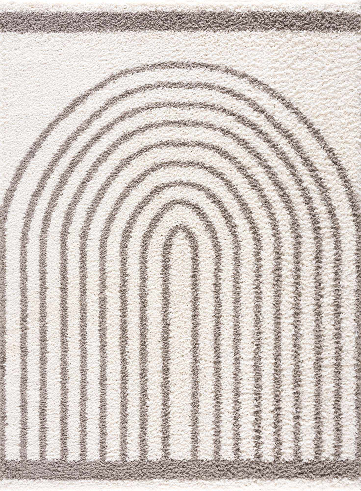 Jola Taupe Ultra Plush Area Rug Nearly Two Inches Thick