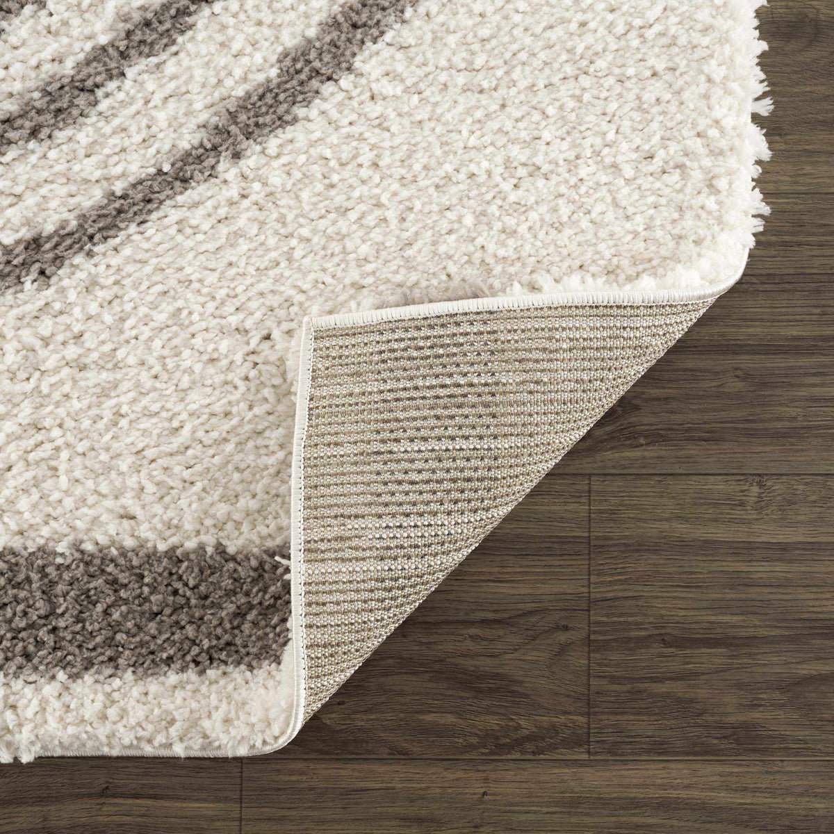 Jola Taupe Ultra Plush Area Rug Nearly Two Inches Thick