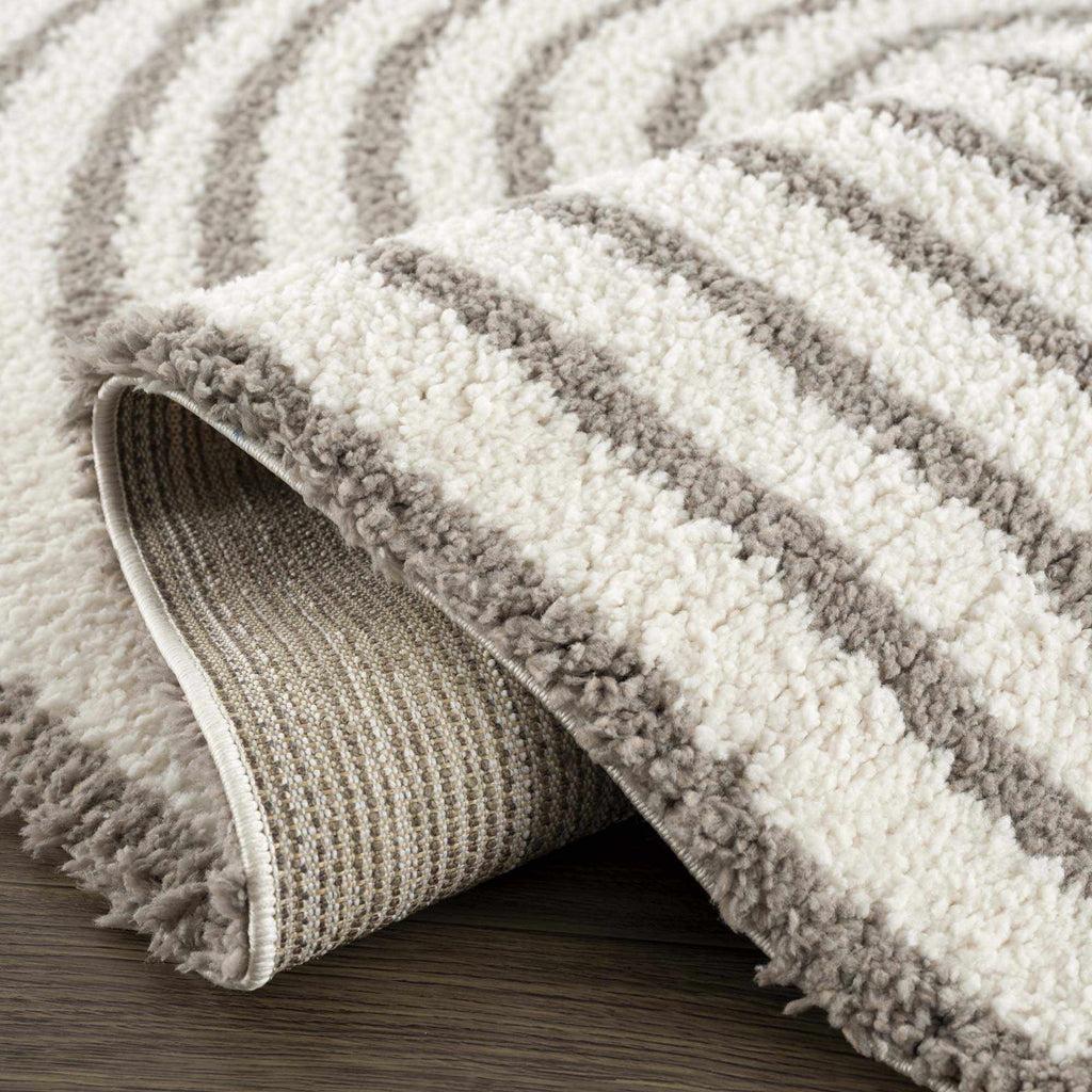 Jola Taupe Ultra Plush Area Rug Nearly Two Inches Thick