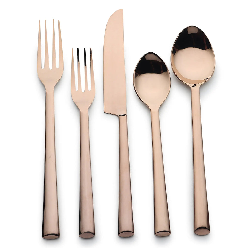 Aurelia Diana PVD Tarnish Resistant Flatware 5 Piece Set