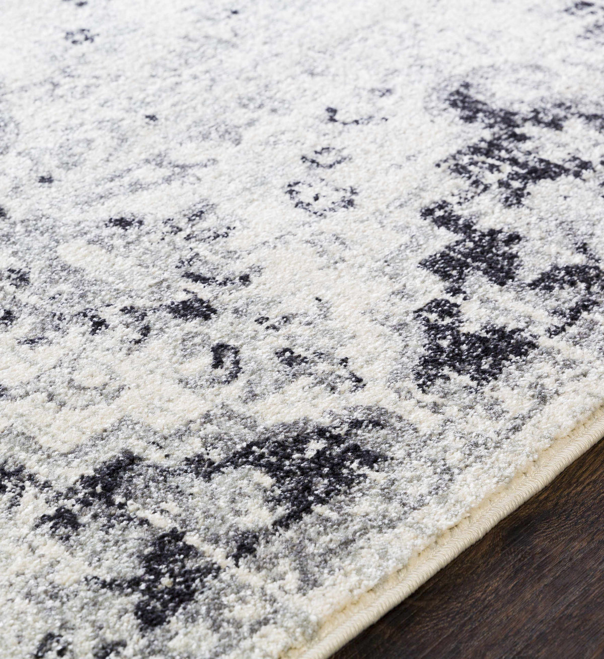 CasaVieja Bodrum Gray Area Rug Traditional Medallion Design